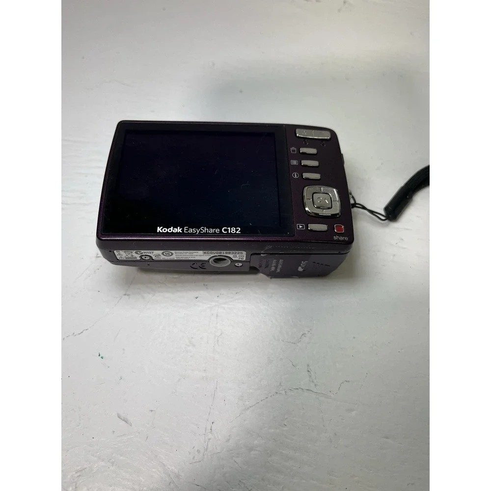 Kodak EasyShare C182 12MP Digital Camera - Purple NON WORKING‎ PARTS Only